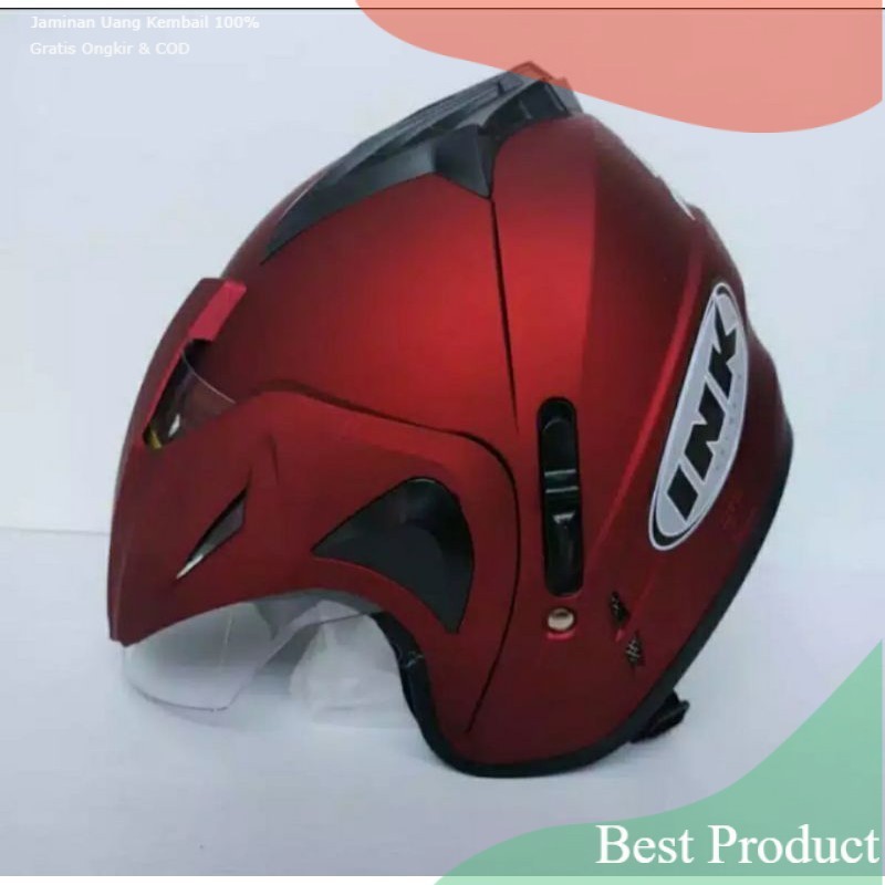HELM INK DOUBLE VISOR ORIGNAL MERK BMT EMBOSS SNIsouvenir lainnya