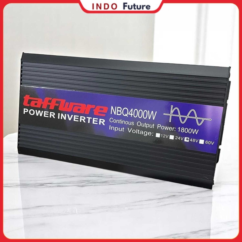 TAFFWARE Power Inverter Mobil Pure Sine Wave DC 48V to AC 220V 4000W - NBQ4000W