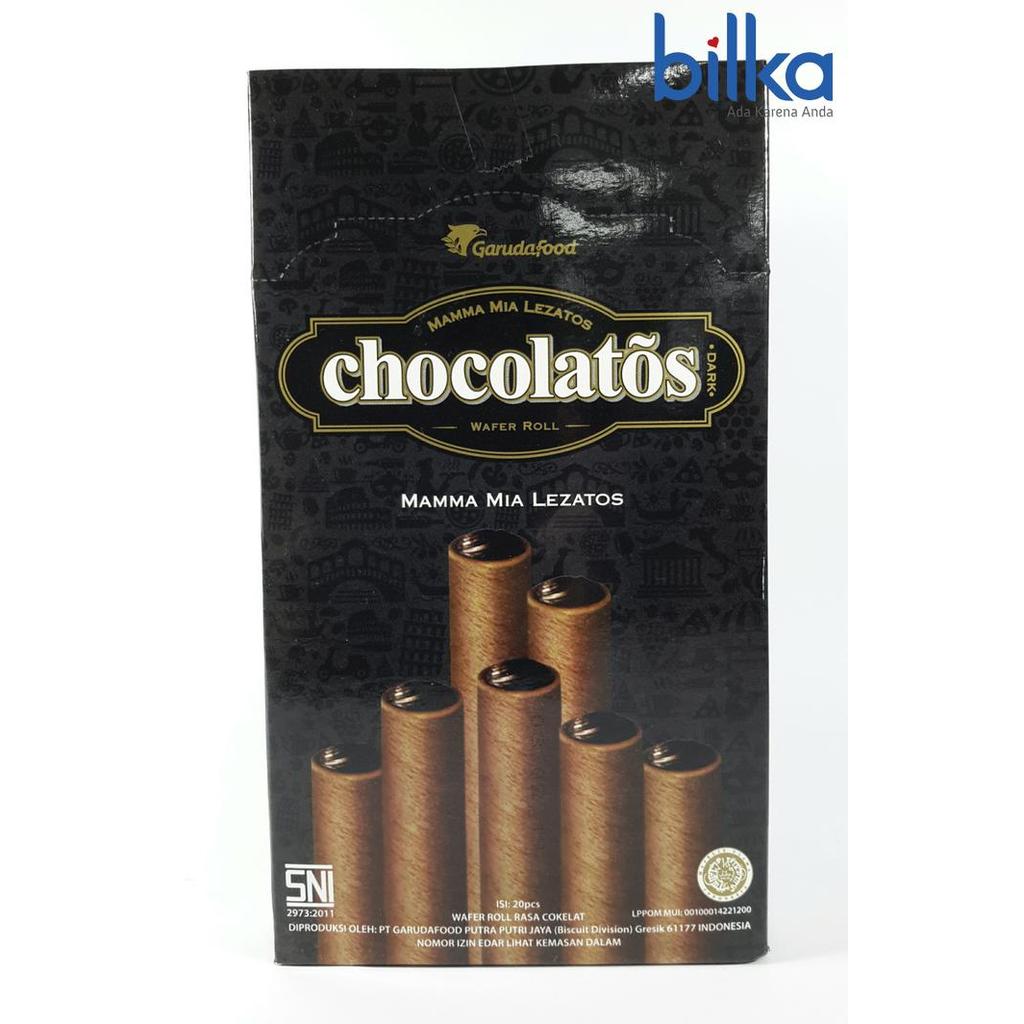 CHOCOLATOS Wafer Roll Dark Chocolate