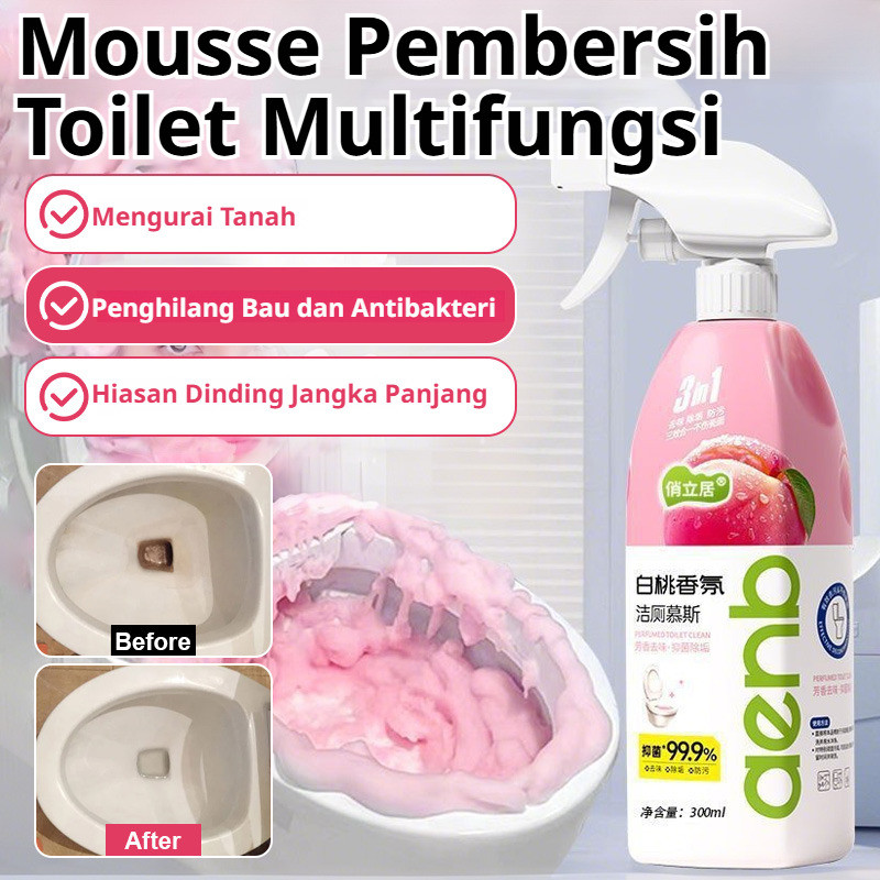 Bersih Kilat & Wangi Segar  Pembersih Toilet Foam Multifungsi JMY - Anti Kerak/Aroma Segar/Cairan Pe