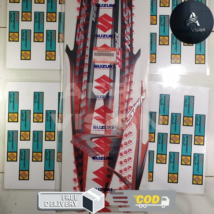AeroVision- 68000B46G80NXPZ Stripping Set Suzuki Spin 125 Orange Hitam Ori
