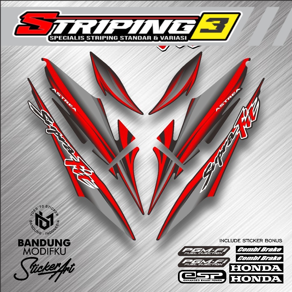 Striping Supra Fit 2004 / 2005 Striping Supra Fit Old Striping Supra Old