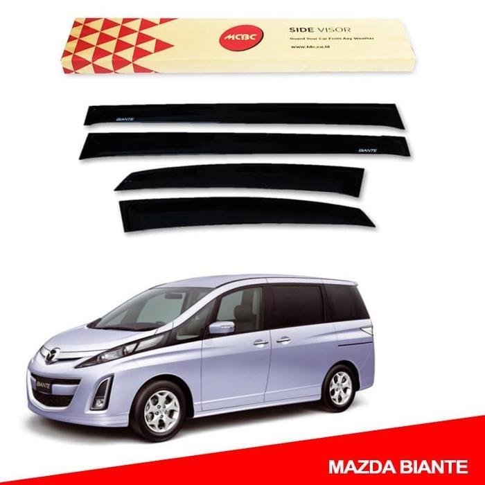 Talang Air Mobil Slim Mazda Biante 3 2 HB Sedan CX5 BT50 CX 5 CX5 Original MCBC Warna Diamod Black A