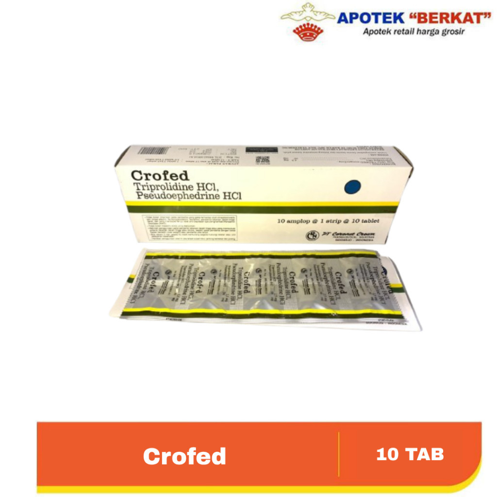 Crofed 10 Tablet Obat Pilek Flu Alergi