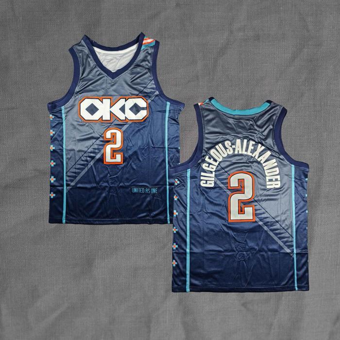 BORDIR Baju Jersey Basket SGA #2 Oklahoma City '26