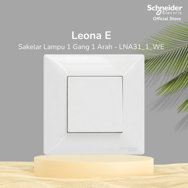 Schneider Electric Leona E Saklar Lampu Putih