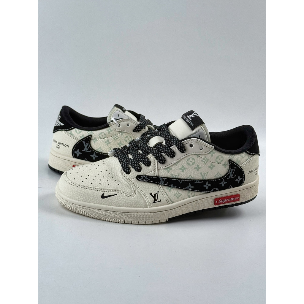 TRAV1S SC0TT x N1K3 Air J0RDAN 1 Low x L0U1S VU1TT0N
Air Jordan 1 Low Sepatu basket low-top motif la