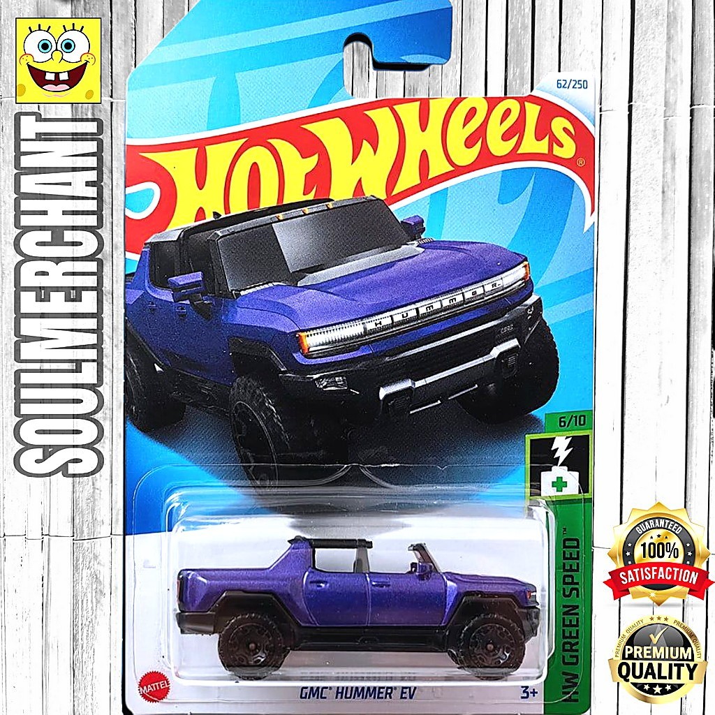 Hot Wheels GMC Hummer EV Ungu Diecast Mobil Offroad Listrik