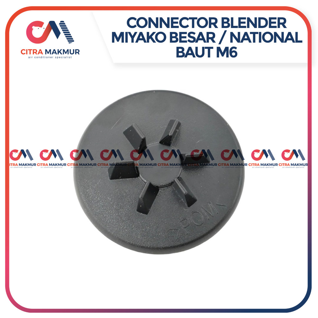 Konektor Blender National Miyako Lama Besar Mounting Pisau Konektor Drat Besar 6 mm Putaran Mesin