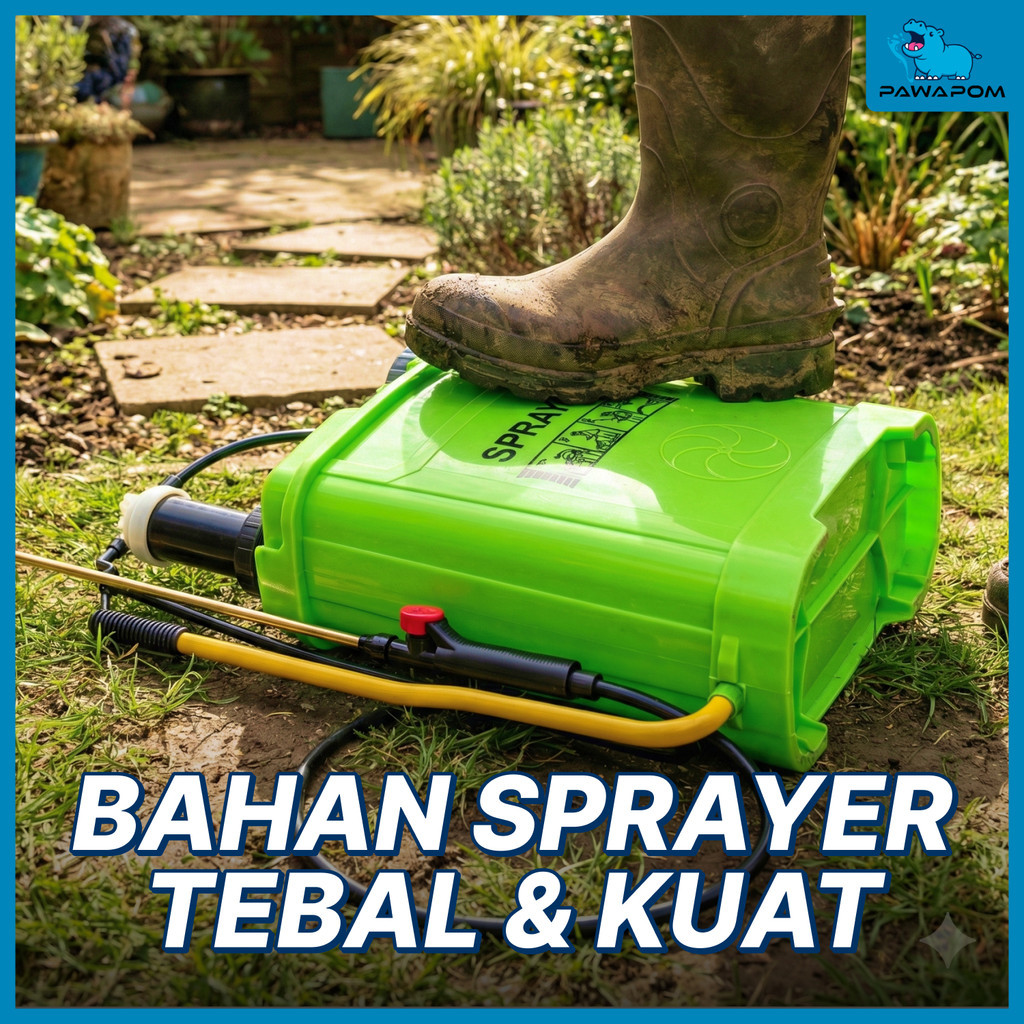 PAWAPOM Sprayer 16L/18L Manual & Elektrik Alat Semprot Pertanian Backpack Sprayer Penyemprot Hama