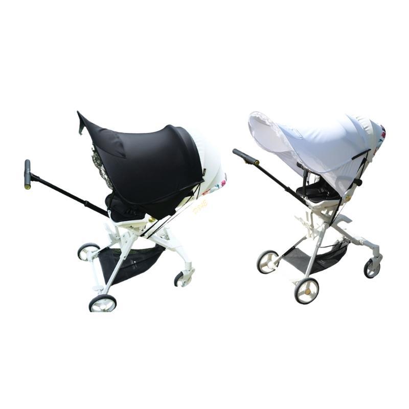 Extended Coverage Infant Carriage Sunshade Portable & Foldable Design Awning