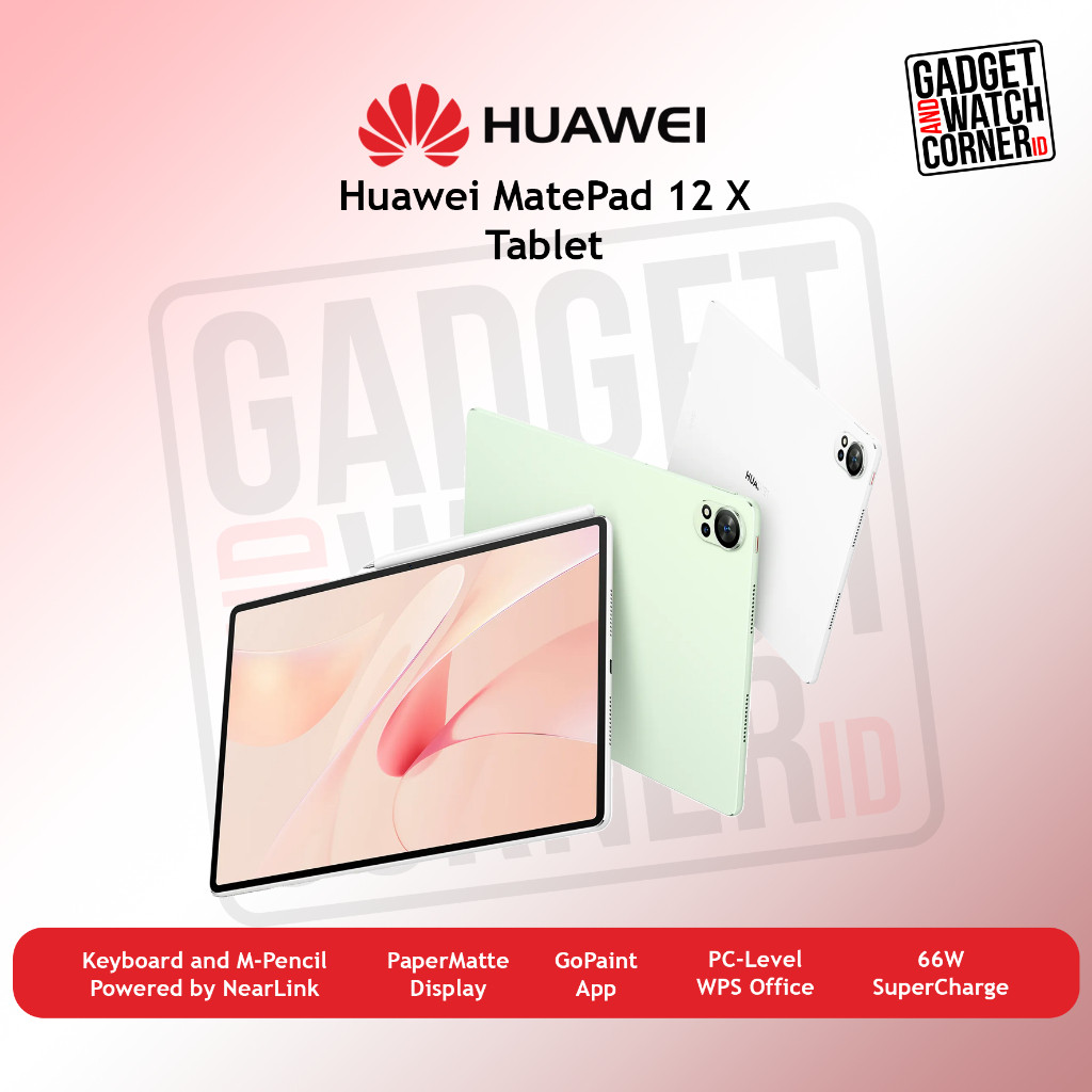 HUAWEI MatePad 12 X Tablet | PC-level WPS Office | PaperMatte Display | GoPaint