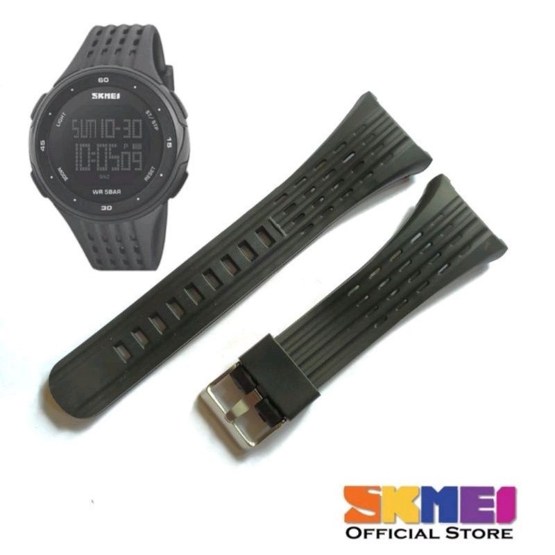 Tali Jam Tangan 1219 Karet Strap Rubber SKMEI 1219 1995