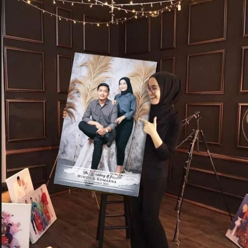 CETAK FOTO 24R SUDAH DI BINGKAI MDF BESAR MURAH