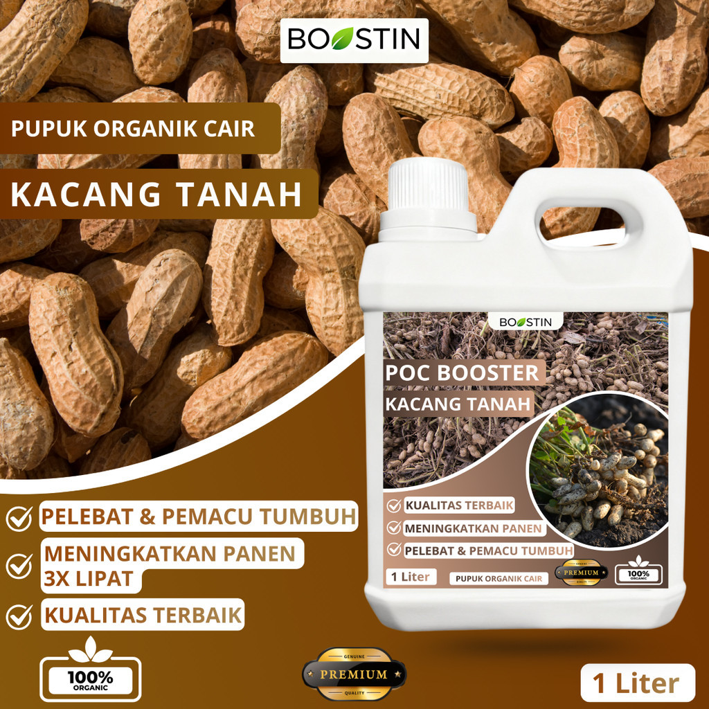 Happypaws21 Poc Booster Kacang Tanah, Pupuk Pelebat, Perangsang Akar, Pemacu Pertumbuhan 100%