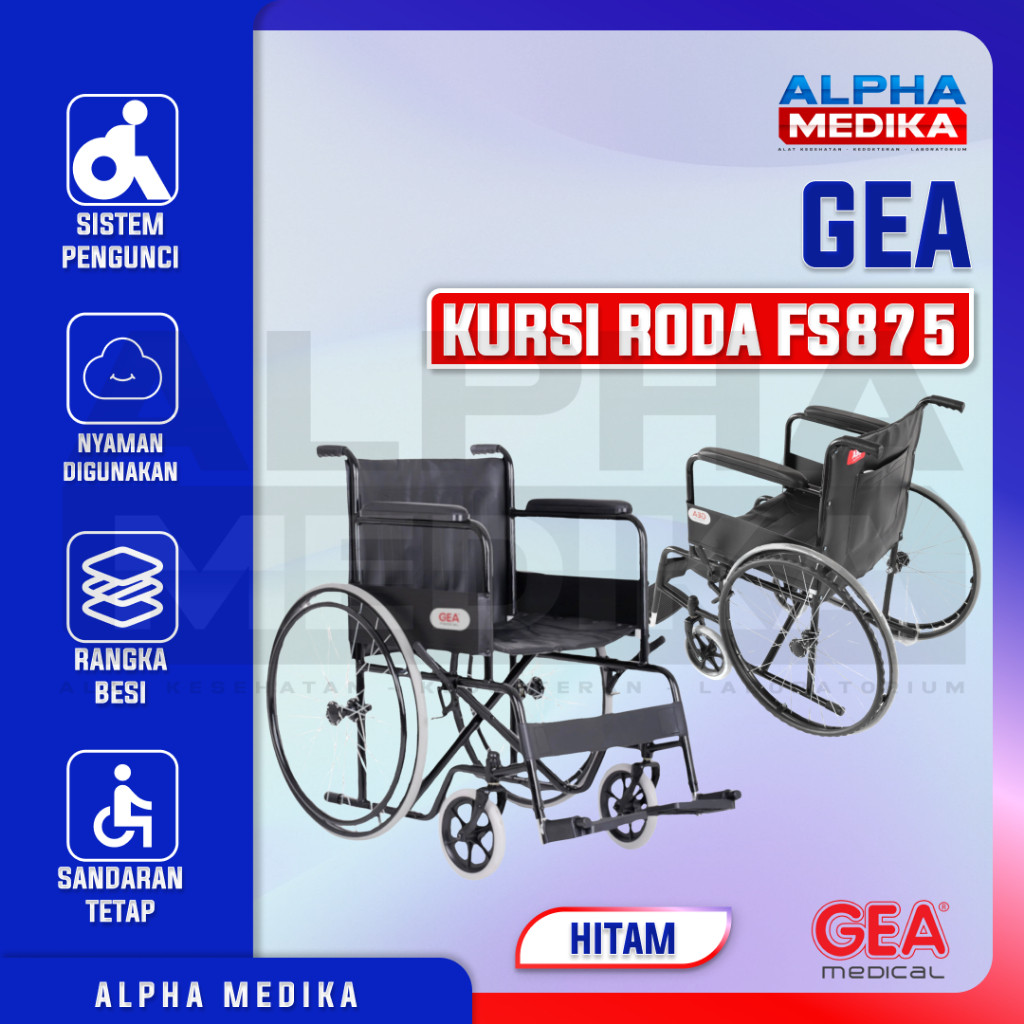 GEA - Kursi Roda GEA FS 875 / Kursi Roda Standar Gea
