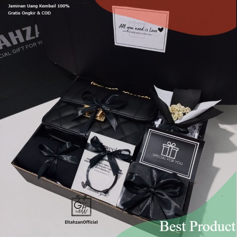 HAMPERS TAS CEWEK GIFT BOX PREMIUM HADIAH ULANG TAHUN WISUDA ANNYVERSARY GRADUATION WISUDA / Bingkis