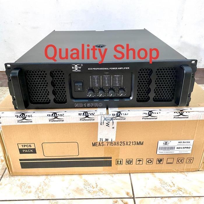 POWER 4 CHANNEL RDW ND15PRO ORIGINAL