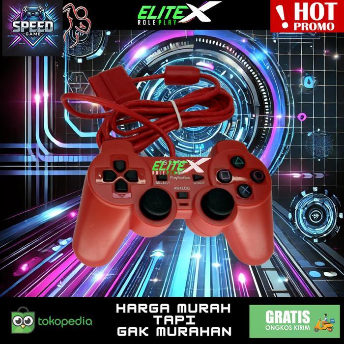 Stick Stik PS 2 Ps2 OP Original ori pabrik Elite Warna - Putih