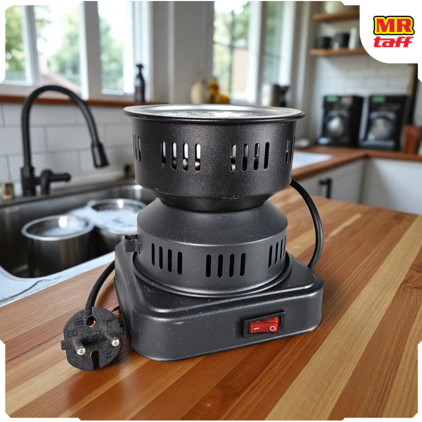 JZ Kompor Listrik Mini Pemanas Arang Hookah BBQ Charcoal Burner 500W - ZD-A016