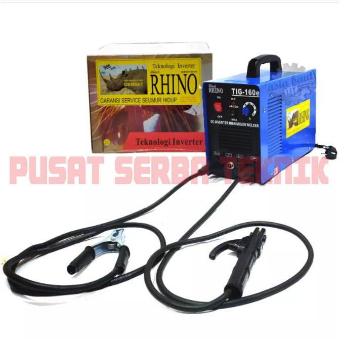 MESIN LAS RHINO / INVERTER RHINO TIG 160 TRAFO LAS ARGON TIG160E 160 E - DutaMachinery