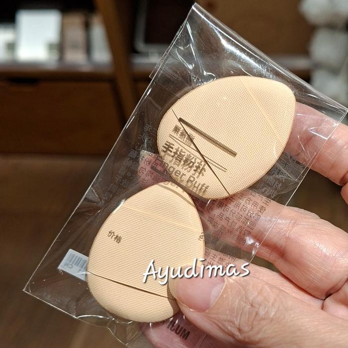 Muji Make Up Puff - Powder /Finger / Air Cushion Puff - Sponge MakeUp - 01