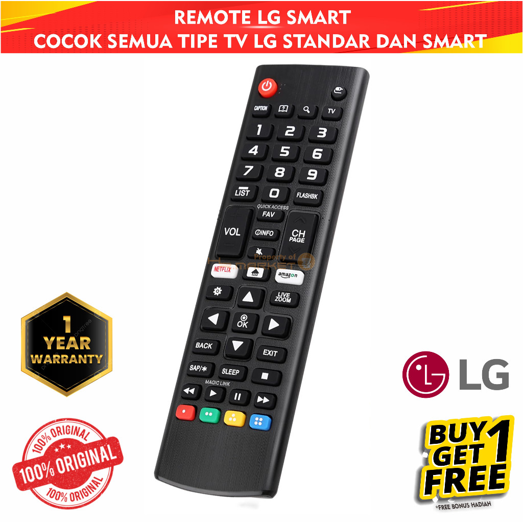 TERLARIS Remote LG Remote LG Smart TV Remote LG Standard Original 100% Original Remote LG