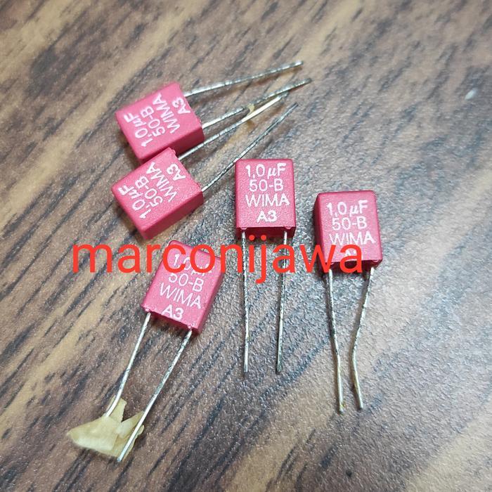 capasitor 1uf 50v wima merah