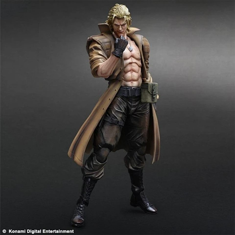 Original Square Enix PlayArts Kai Metal Gear Solid Liquid Snake action figure model 25.5 cm collecti