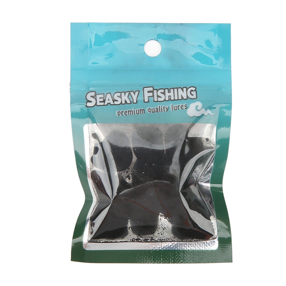 TPE Octopus Fishing Lures Soft with Hook & 10 Ink Blocks Simulation Squid Jig 20cm Length Lifelike O