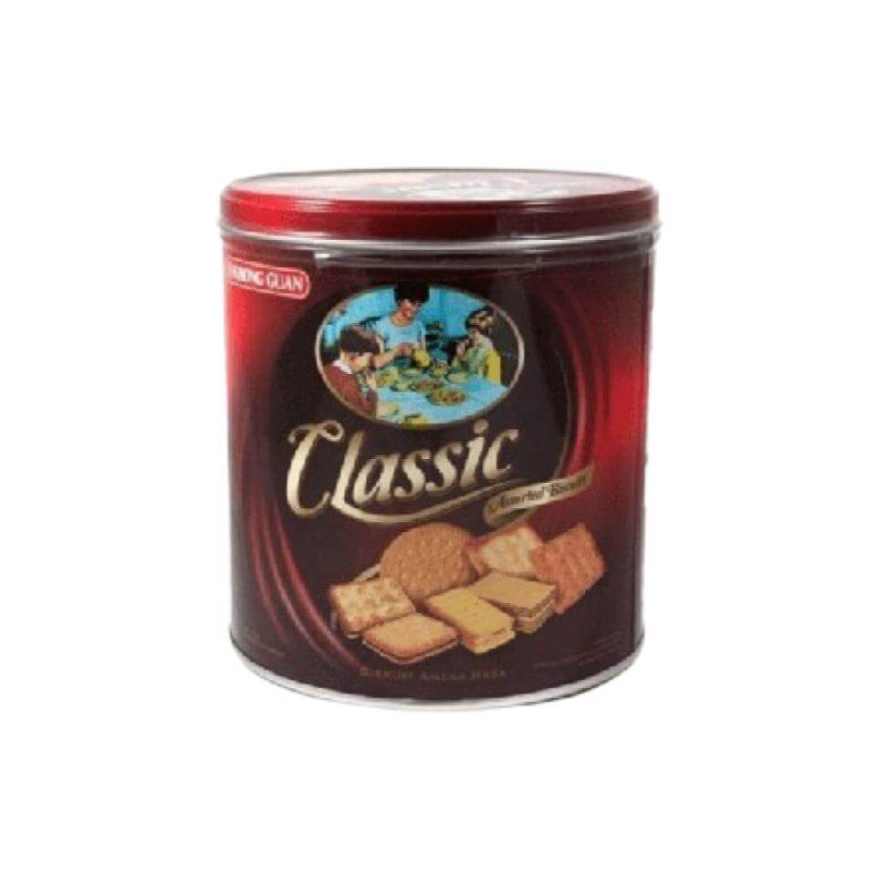 Khong Guan Biskuit Assortment Classic Mini Kaleng 350 gr