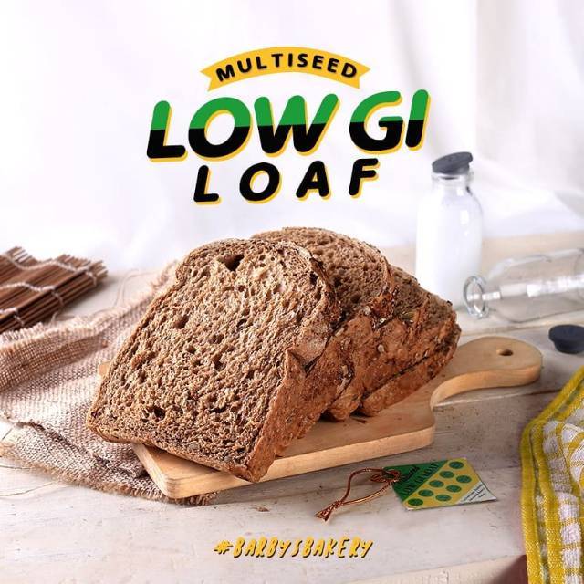 Barbys Bakery - Multiseed Low Gi Loaf | Roti Tawar | Vegan Bread| Roti Gandum| Roti Sehat| Vegetaria