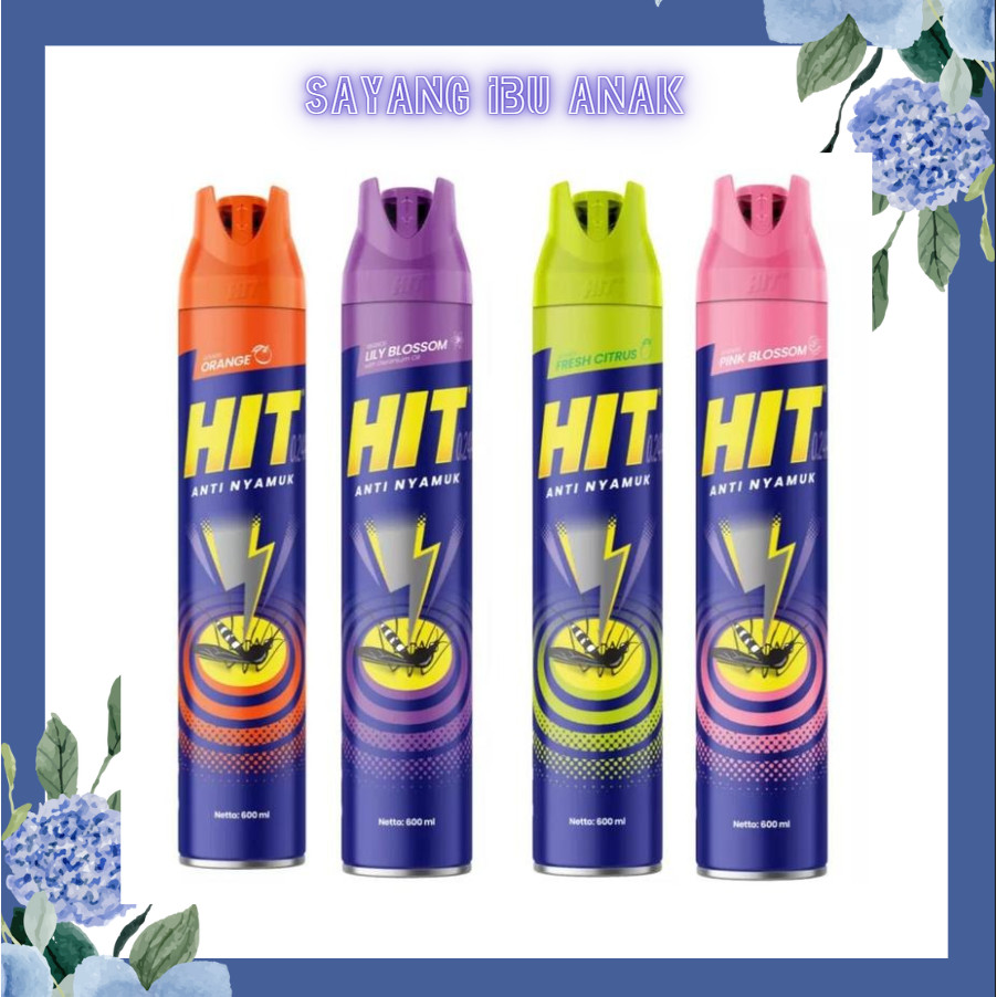 HIT Aerosol  600 ml Obat Nyamuk Semprot Ampuh Basmi Nyamuk