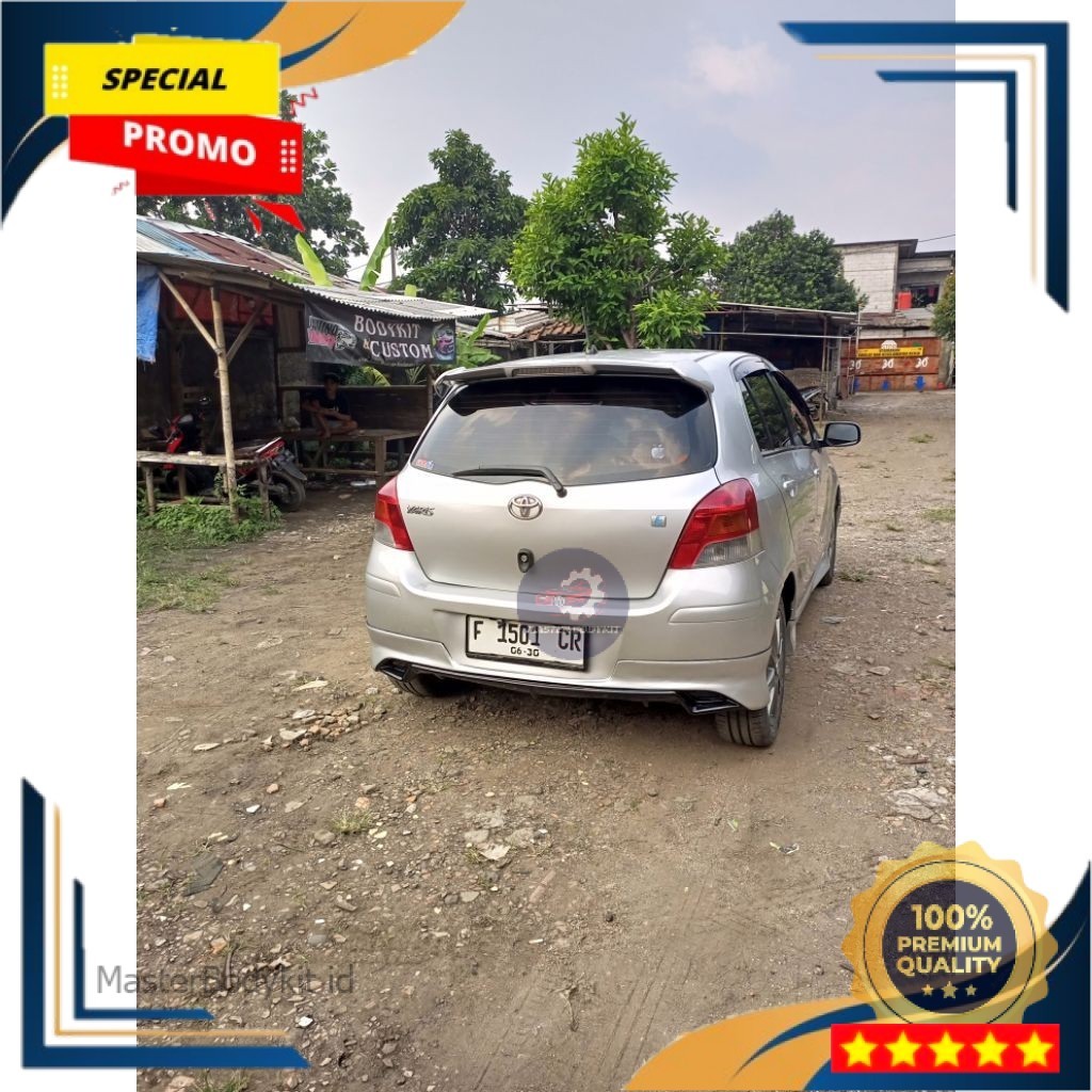 bodykit belakang Yaris bakpao