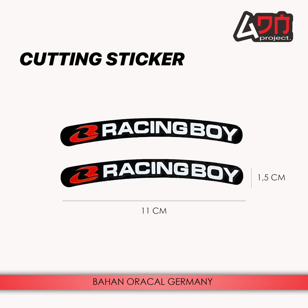 Stiker Velg Racing Boy RCB - Cutting