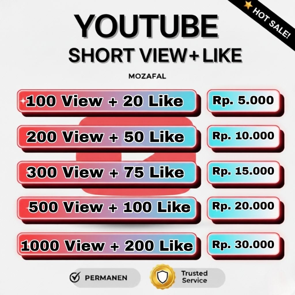 YT Shorts Boost Real User – Likes & Views HQ, Siap FYP YouTube