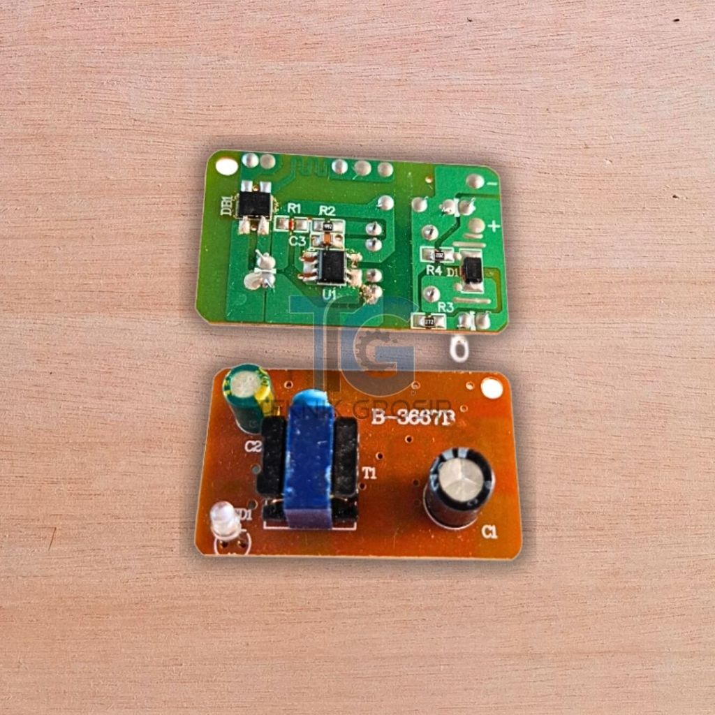 Kit PSU 12V 500mA Modul Power Supply SMPS 220V AC ke 12V DC Untuk Mikrokontroler IoT Relay