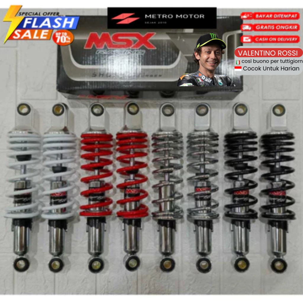 AYSHOP - Shock Shockbreaker  Non Tabung Ukuran 280 - 320 - 340mm