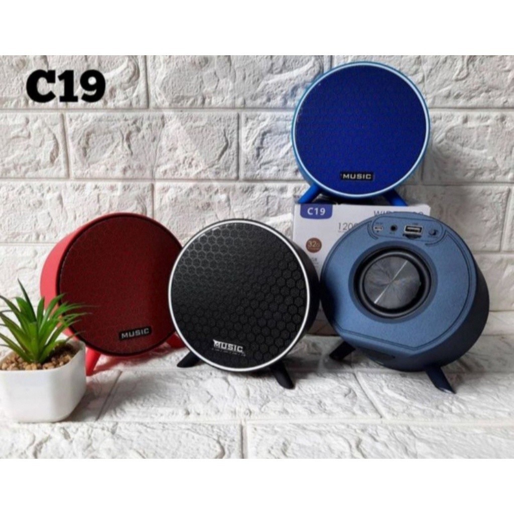 Speaker Bluetooth Zbox C19 Salon Portable Mini Superbass Stereo Original