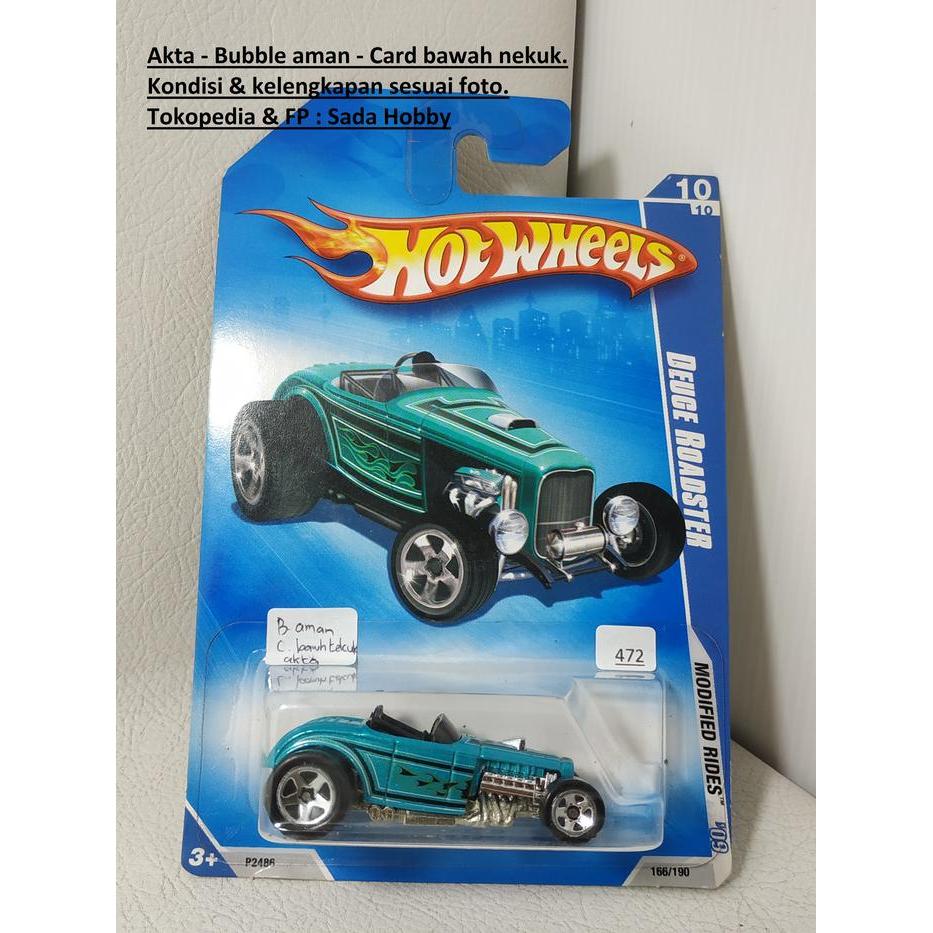 Hot Wheels Hotwheels AKTA Deuce Roadster Bluecard SBAtoys
