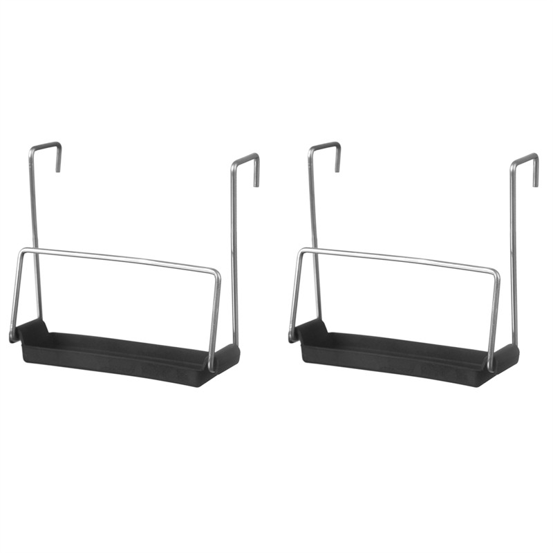 G62Set Hand Free Slow Cooker Lid Holder For Cooking Fits Most Slow Cookers + Silicone Sink, Black