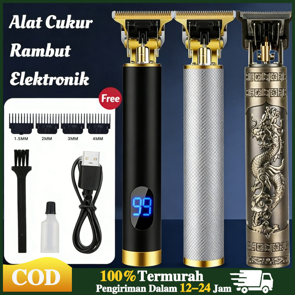 COD Hairclipper vintage T9 Alat cukur kumis / alat cukur rambut /pencukur kumis / alat Cukur Elektri