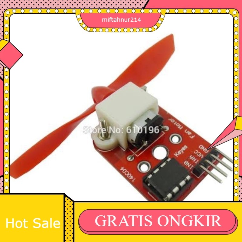 paket robot pemadam api sensor kipas fan module arduino