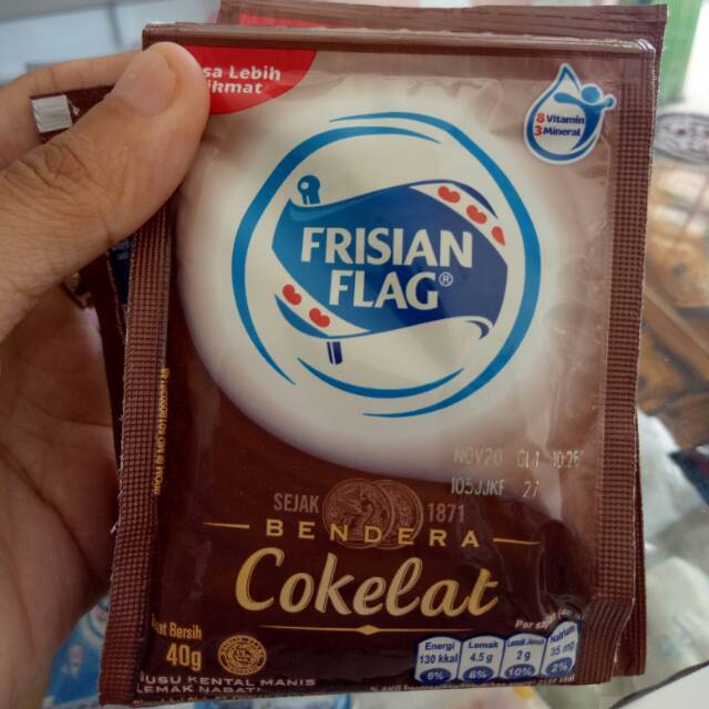 Susu Kental Manis Coklat Frisian Flag Sachet