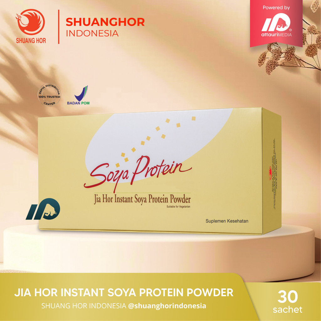 Soya Protein Powder (30 Sachet)– Suplemen Nutrisi dengan Isolat Kedelai Lesitin dan Enzim Buah