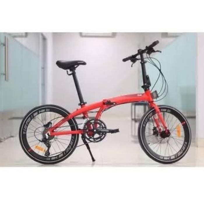 SEPEDA LIPAT ELEMENT ECOSMO Z8 20 inch ALLOY HYDRAULIC NEW 2 x 8 Speed