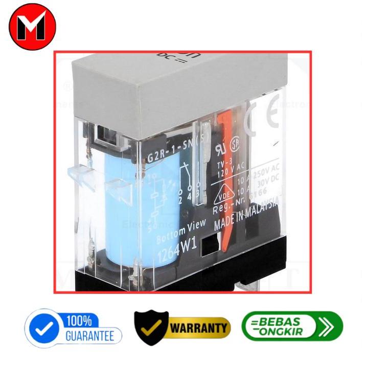 RELAY G2R-1-SN 12vdc OMRON G2R-1-SN(S) DC12V G2R 1 SN 5 KAKI 12V DC12