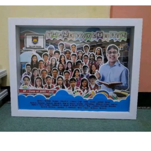 Bingkai 3D Frame Custom Size