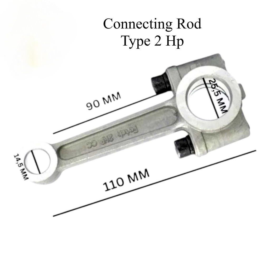 Conrod Stang Piston Stang Seher Kompresor Type 2 Hp