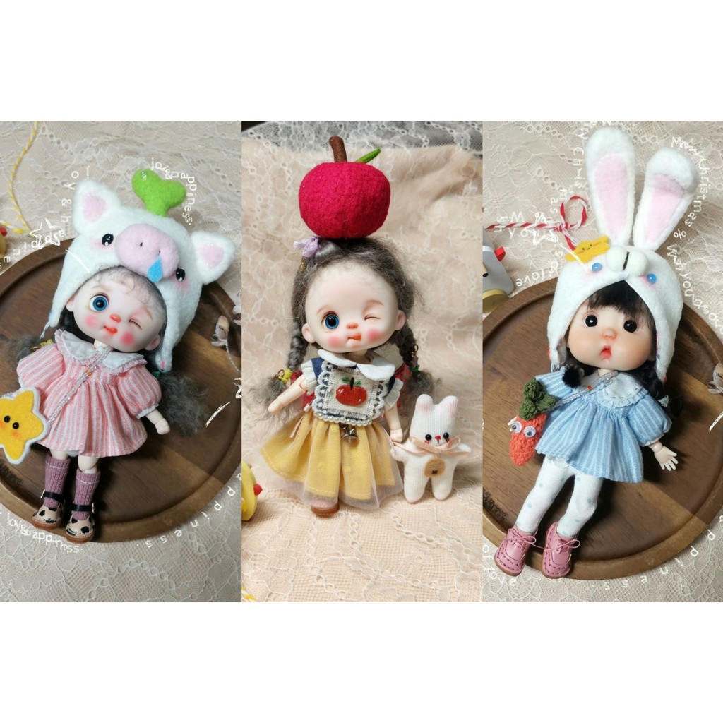 OB11 dolls and clothes 11cm clothes dolls  Clothes Accessories For 11CM dolls